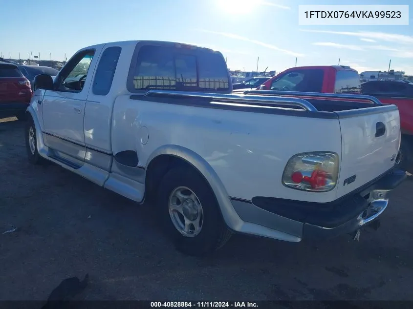 1997 Ford F-150 Lariat/Standard/Xl/Xlt VIN: 1FTDX0764VKA99523 Lot: 40828884