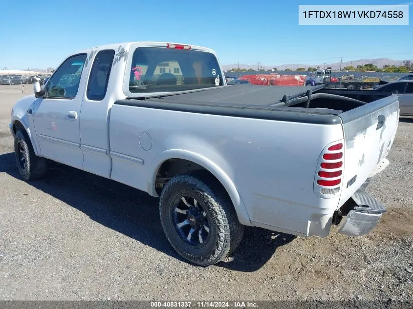 1FTDX18W1VKD74558 1997 Ford F-150 Lariat/Xl/Xlt