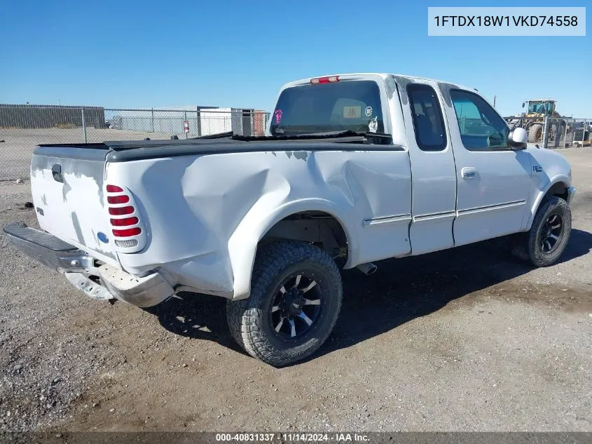 1FTDX18W1VKD74558 1997 Ford F-150 Lariat/Xl/Xlt