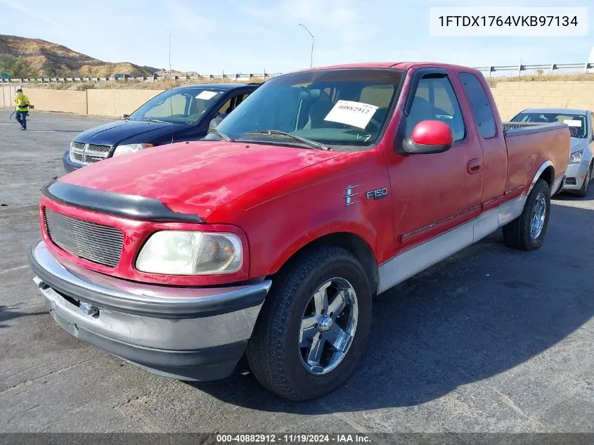 1997 Ford F-150 Lariat/Standard/Xl/Xlt VIN: 1FTDX1764VKB97134 Lot: 40882912