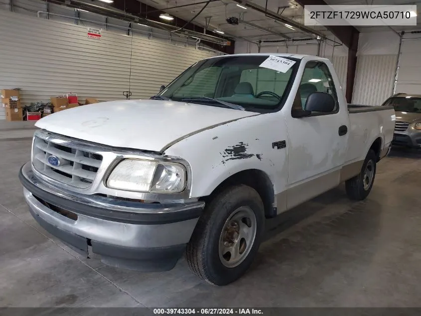 1998 Ford F-150 VIN: 2FTZF1729WCA50710 Lot: 39743304