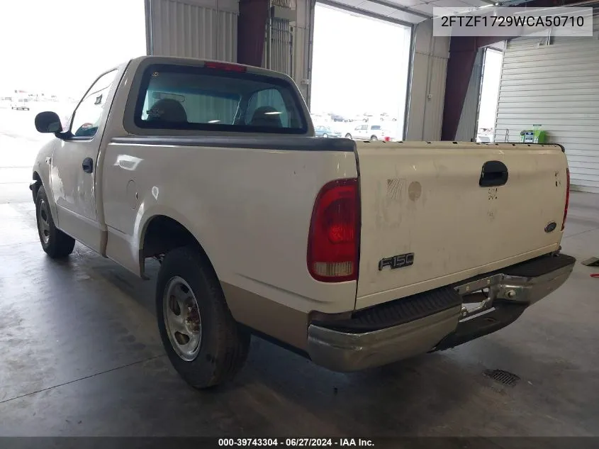 1998 Ford F-150 VIN: 2FTZF1729WCA50710 Lot: 39743304