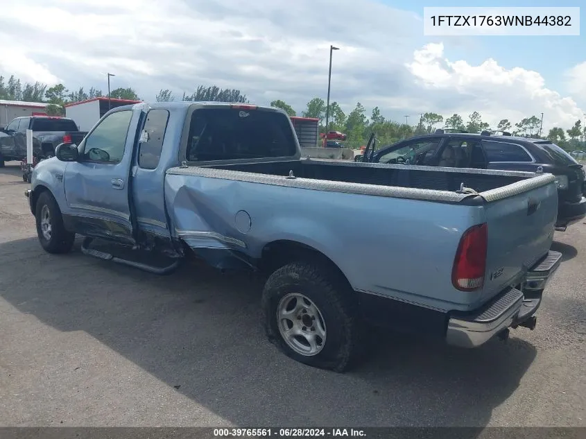 1998 Ford F-150 Lariat/Standard/Xl/Xlt VIN: 1FTZX1763WNB44382 Lot: 39765561