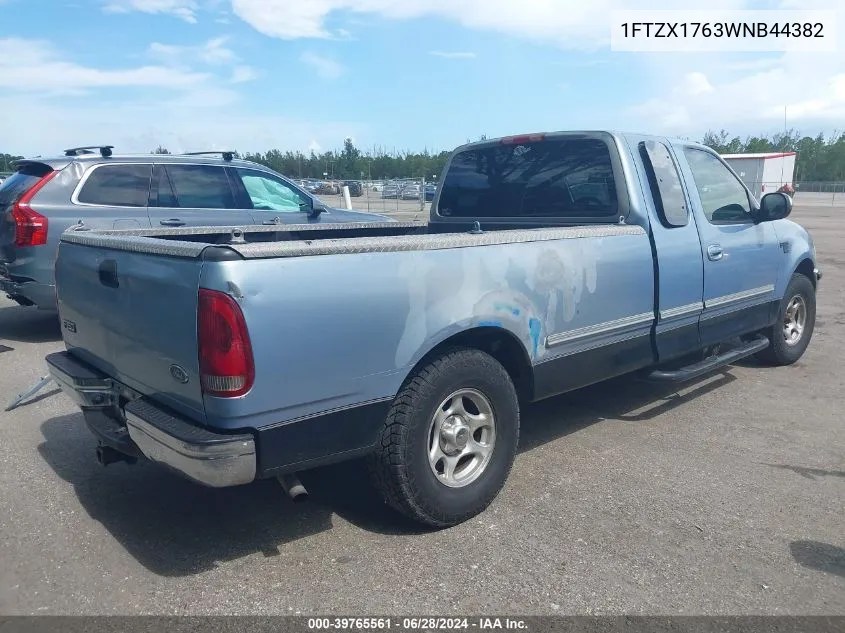 1998 Ford F-150 Lariat/Standard/Xl/Xlt VIN: 1FTZX1763WNB44382 Lot: 39765561