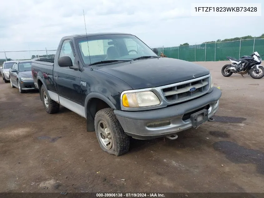 1998 Ford F-150 Standard/Xl/Xlt VIN: 1FTZF1823WKB73428 Lot: 39906138