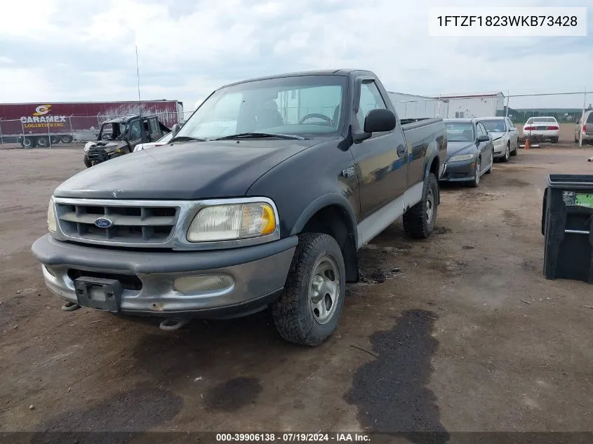 1998 Ford F-150 Standard/Xl/Xlt VIN: 1FTZF1823WKB73428 Lot: 39906138