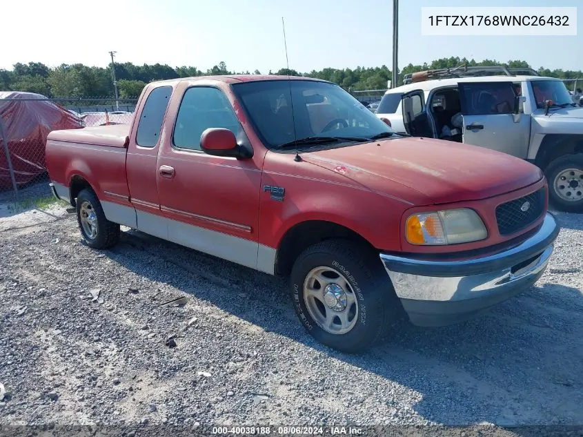 1998 Ford F-150 Lariat/Standard/Xl/Xlt VIN: 1FTZX1768WNC26432 Lot: 40038188