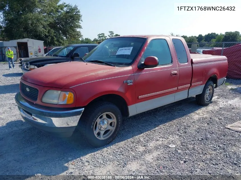 1998 Ford F-150 Lariat/Standard/Xl/Xlt VIN: 1FTZX1768WNC26432 Lot: 40038188