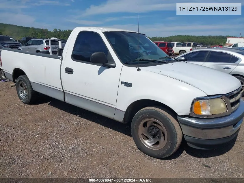 1998 Ford F-150 Standard/Xl/Xlt VIN: 1FTZF1725WNA13129 Lot: 40076947