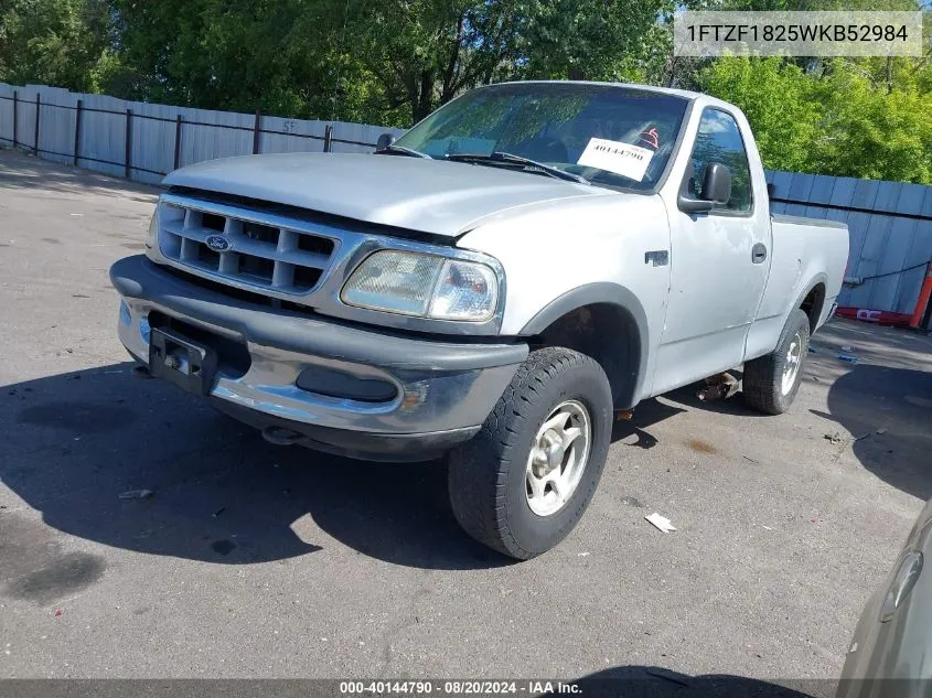 1998 Ford F150 VIN: 1FTZF1825WKB52984 Lot: 40144790