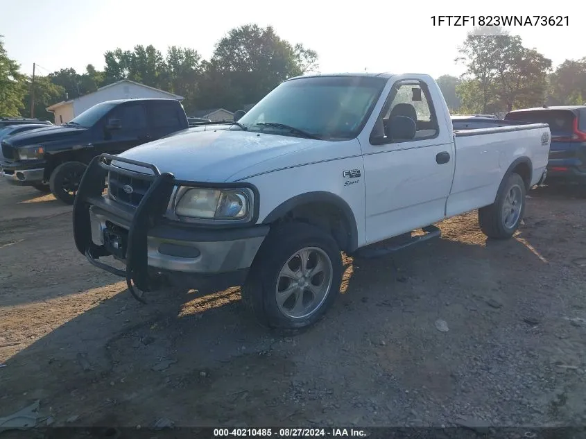 1998 Ford F-150 Standard/Xl/Xlt VIN: 1FTZF1823WNA73621 Lot: 40210485