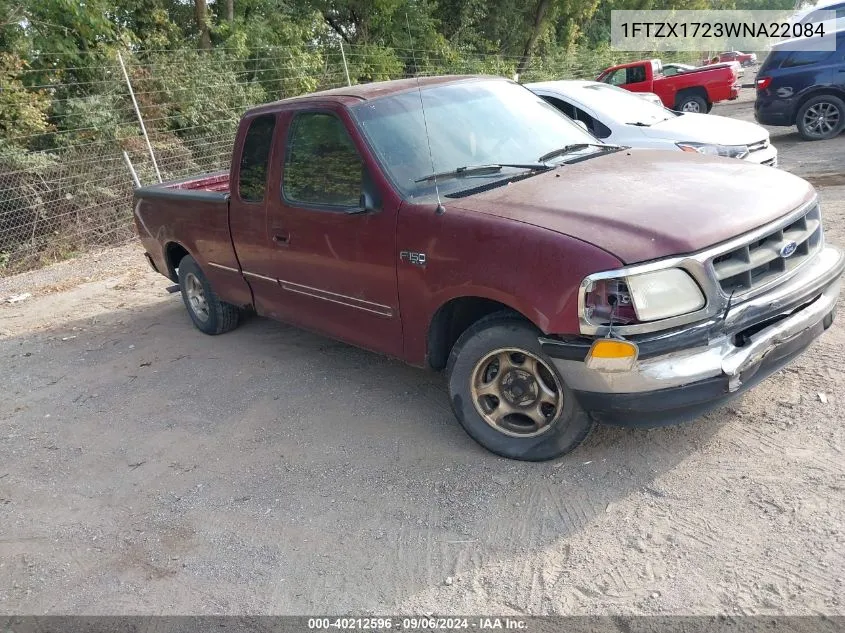 1998 Ford F-150 Standard/Xl/Xlt VIN: 1FTZX1723WNA22084 Lot: 40212596