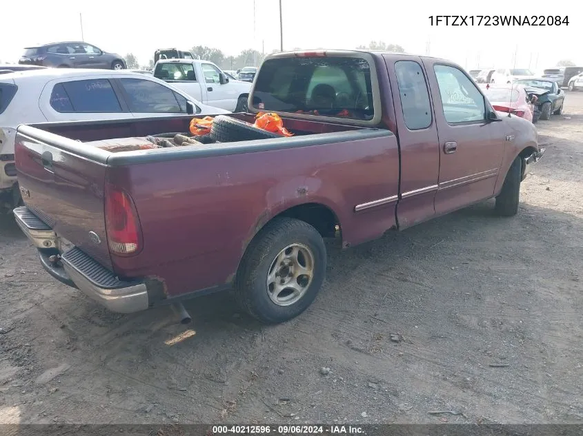 1FTZX1723WNA22084 1998 Ford F-150 Standard/Xl/Xlt