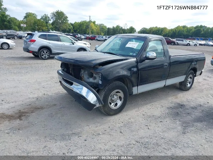 1FTZF1726WNB84777 1998 Ford F-150 Standard/Xl/Xlt