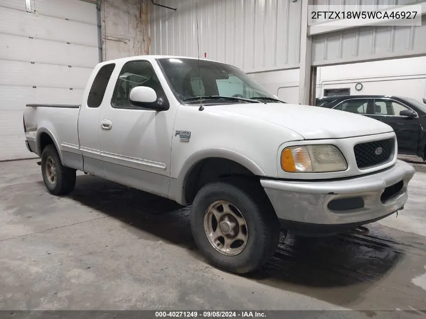 1998 Ford F-150 Lariat/Standard/Xl/Xlt VIN: 2FTZX18W5WCA46927 Lot: 40271249