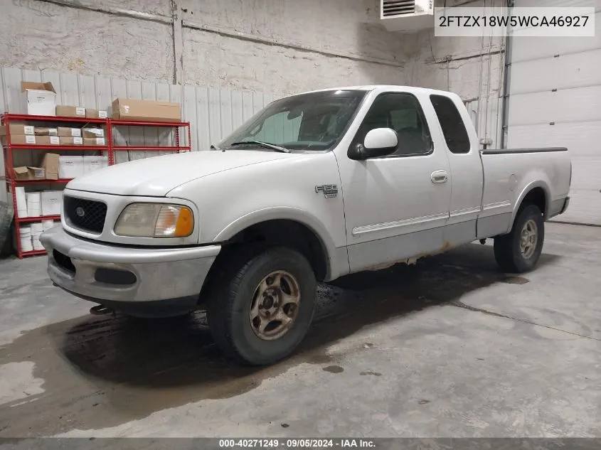 1998 Ford F-150 Lariat/Standard/Xl/Xlt VIN: 2FTZX18W5WCA46927 Lot: 40271249