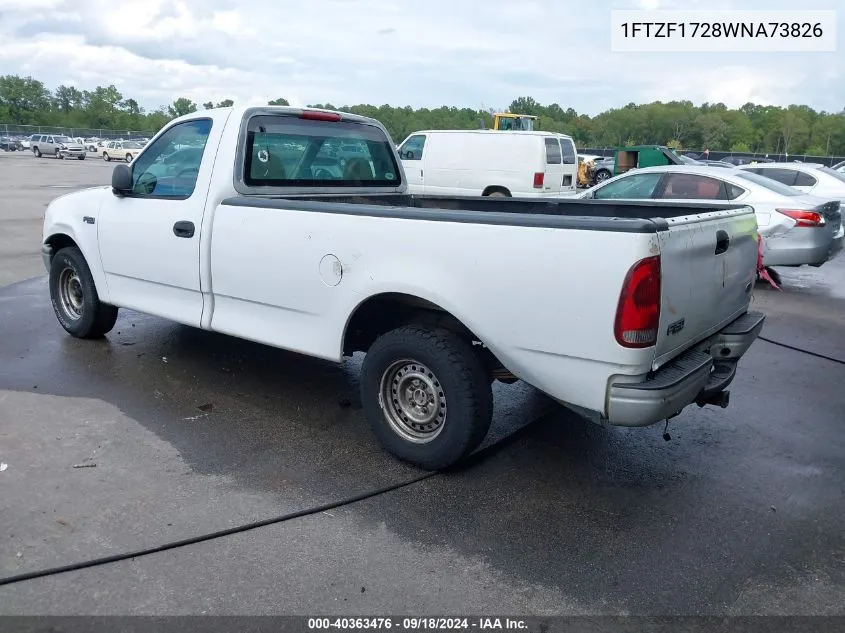 1998 Ford F-150 Standard/Xl/Xlt VIN: 1FTZF1728WNA73826 Lot: 40363476