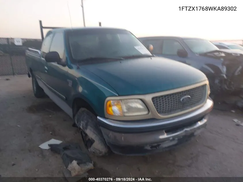 1998 Ford F-150 Lariat/Standard/Xl/Xlt VIN: 1FTZX1768WKA89302 Lot: 40370276