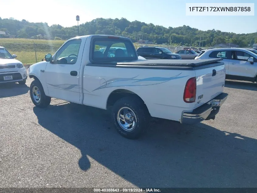 1998 Ford F-150 Standard/Xl/Xlt VIN: 1FTZF172XWNB87858 Lot: 40388643