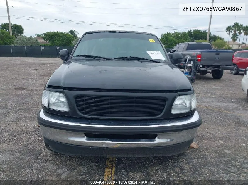 1998 Ford F-150 Lariat/Xl/Xlt VIN: 2FTZX0768WCA90867 Lot: 40478879