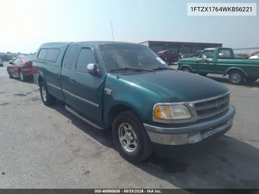 1998 Ford F-150 VIN: 1FTZX1764WKB56221 Lot: 40500936