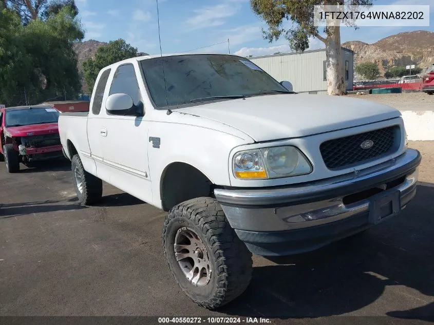 1998 Ford F-150 Lariat/Standard/Xl/Xlt VIN: 1FTZX1764WNA82202 Lot: 40550272