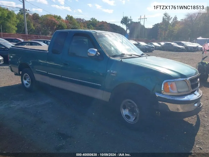 1998 Ford F-150 Lariat/Standard/Xl/Xlt VIN: 1FTZX1761WNC18513 Lot: 40550638