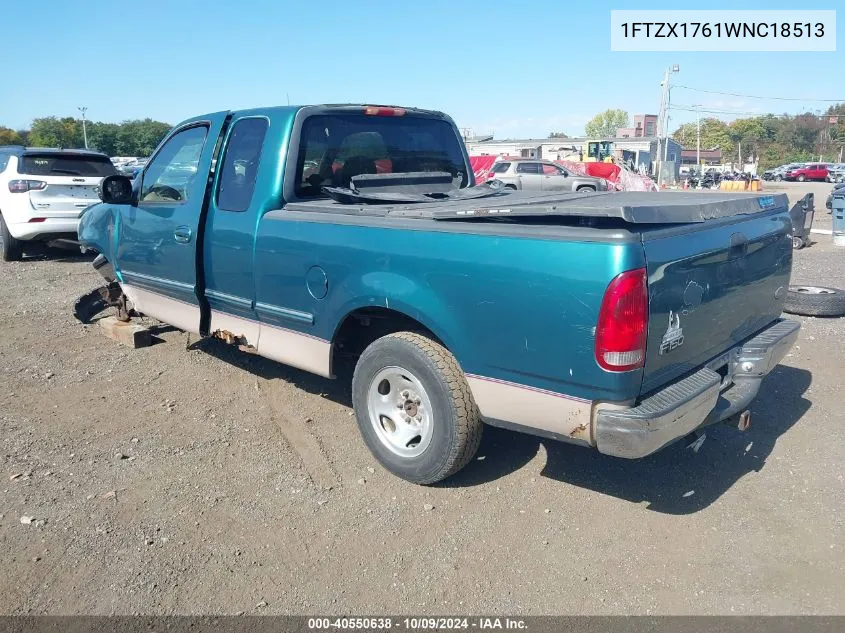 1998 Ford F-150 Lariat/Standard/Xl/Xlt VIN: 1FTZX1761WNC18513 Lot: 40550638