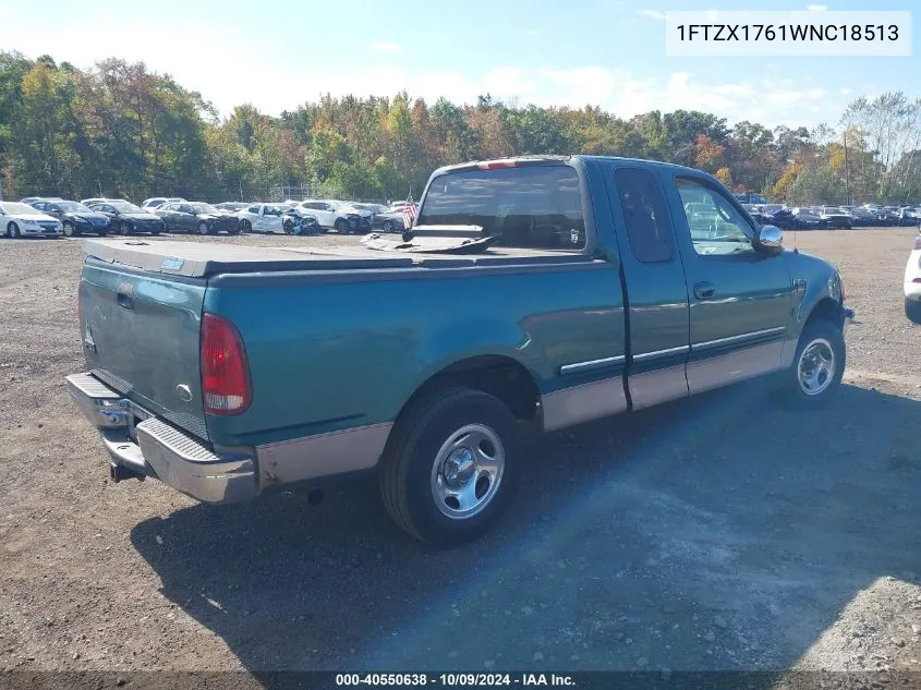 1998 Ford F-150 Lariat/Standard/Xl/Xlt VIN: 1FTZX1761WNC18513 Lot: 40550638