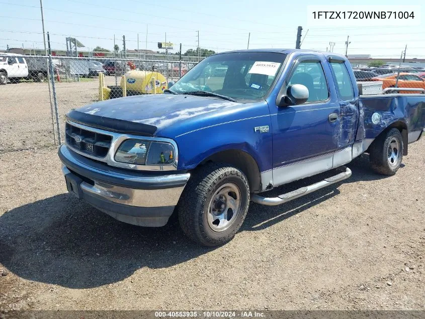 1998 Ford F-150 Standard/Xl/Xlt VIN: 1FTZX1720WNB71004 Lot: 40553935