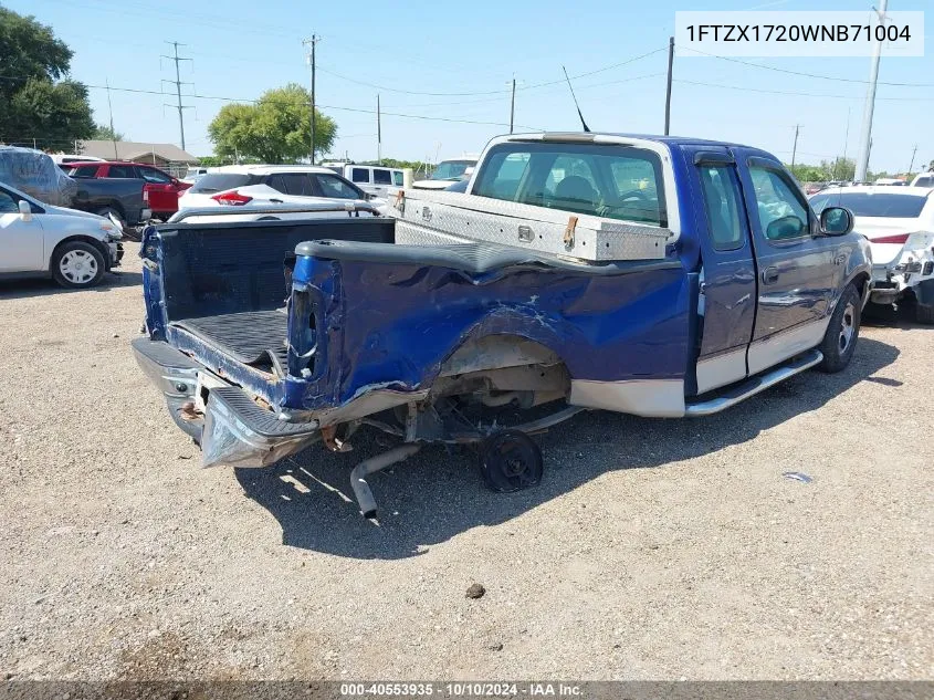 1998 Ford F-150 Standard/Xl/Xlt VIN: 1FTZX1720WNB71004 Lot: 40553935