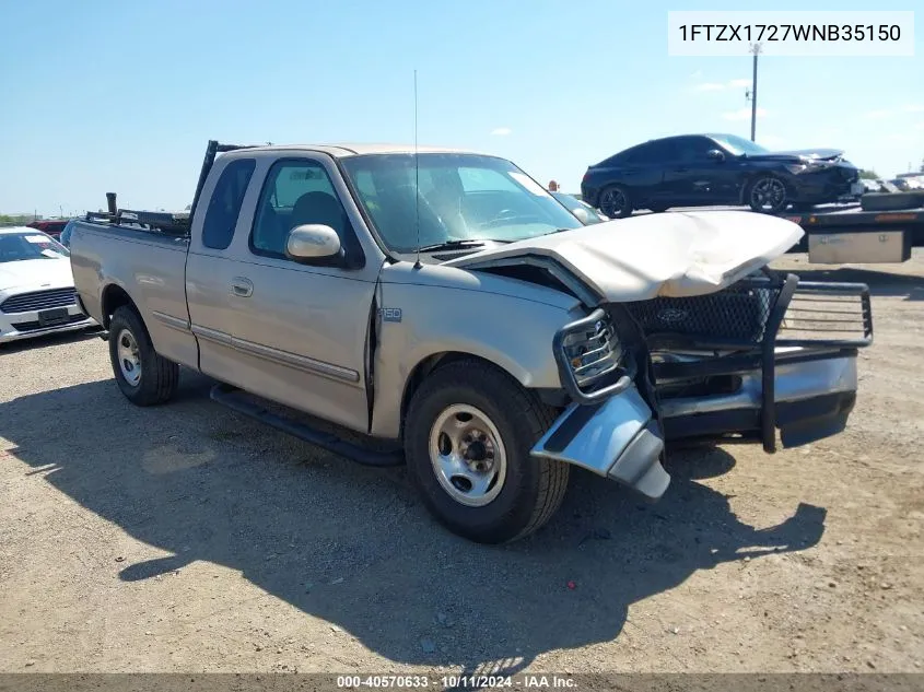 1FTZX1727WNB35150 1998 Ford F150