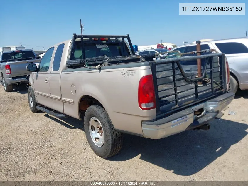 1FTZX1727WNB35150 1998 Ford F150