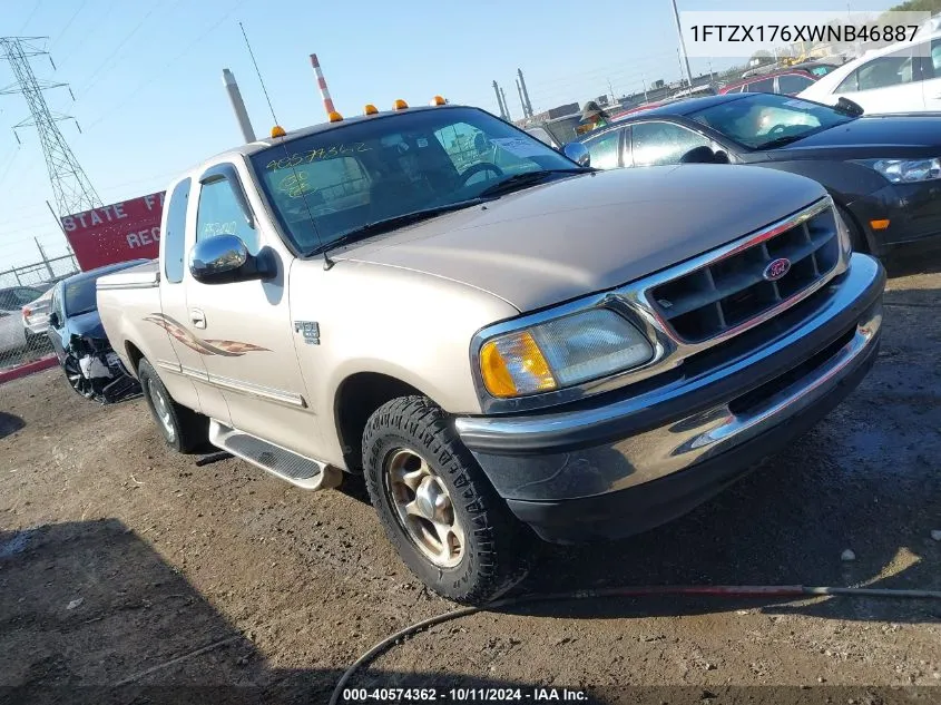 1998 Ford F-150 Lariat/Standard/Xl/Xlt VIN: 1FTZX176XWNB46887 Lot: 40574362