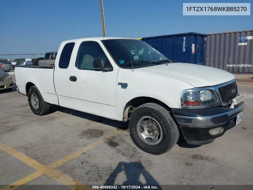 1998 Ford F-150 Lariat/Standard/Xl/Xlt VIN: 1FTZX1768WKB85270 Lot: 40589242