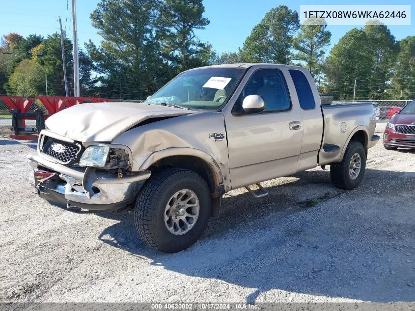 1998 Ford F-150 Lariat/Xl/Xlt VIN: 1FTZX08W6WKA62446 Lot: 40630002