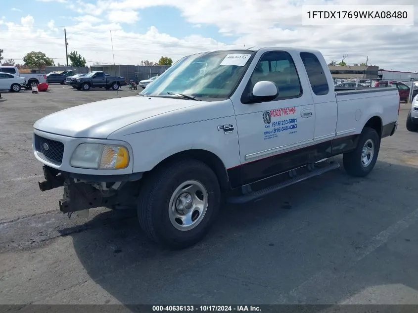 1998 Ford F-150 Lariat/Standard/Xl/Xlt VIN: 1FTDX1769WKA08480 Lot: 40636133