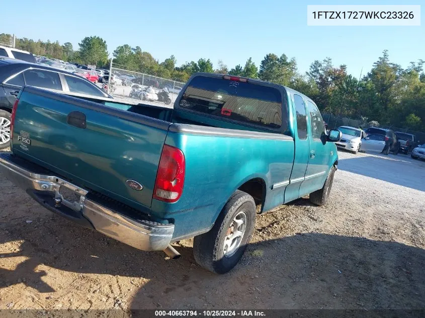 1998 Ford F-150 Standard/Xl/Xlt VIN: 1FTZX1727WKC23326 Lot: 40663794