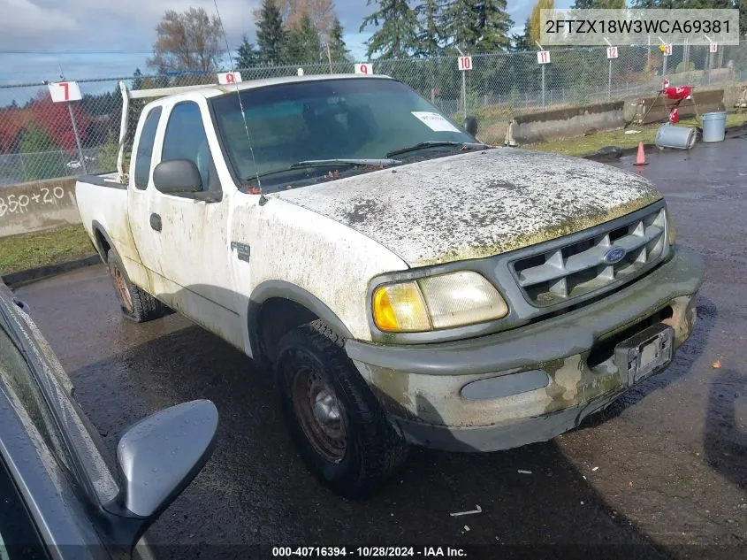 1998 Ford F-150 Lariat/Standard/Xl/Xlt VIN: 2FTZX18W3WCA69381 Lot: 40716394