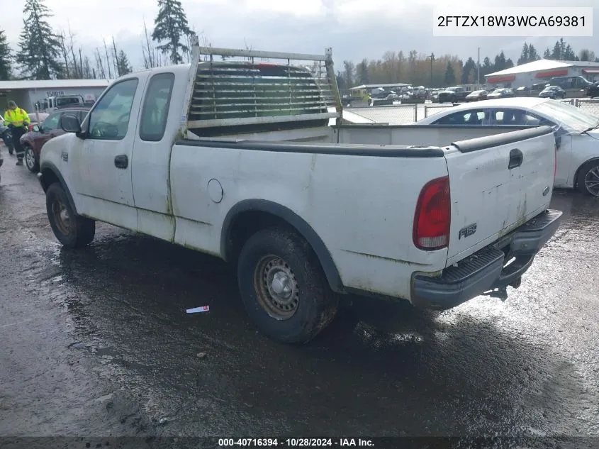 1998 Ford F-150 Lariat/Standard/Xl/Xlt VIN: 2FTZX18W3WCA69381 Lot: 40716394