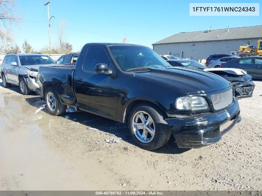 1998 Ford F-150 Lariat/Standard/Xl/Xlt VIN: 1FTYF1761WNC24343 Lot: 40780762