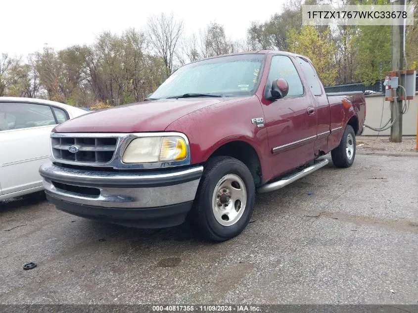 1998 Ford F-150 Lariat/Standard/Xl/Xlt VIN: 1FTZX1767WKC33678 Lot: 40817355