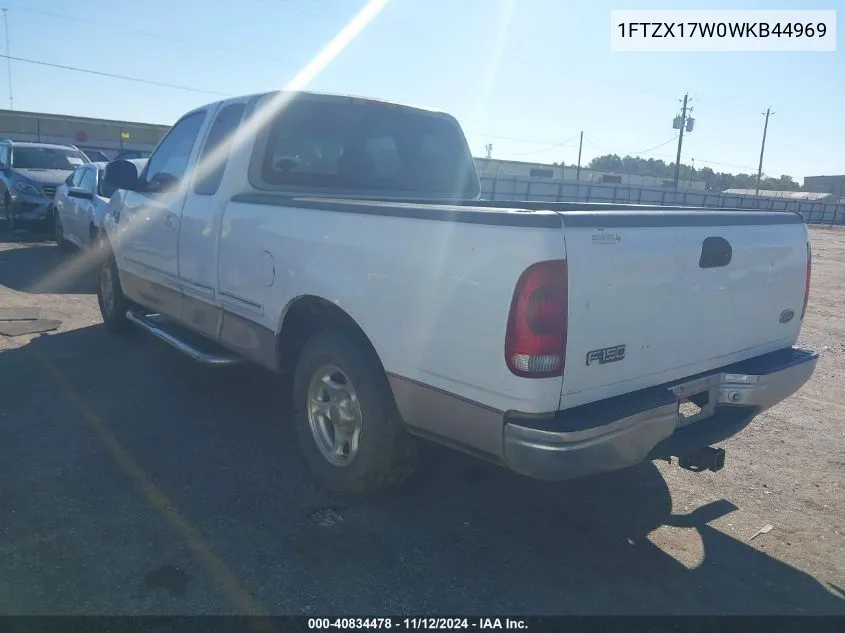 1FTZX17W0WKB44969 1998 Ford F-150 Lariat/Standard/Xl/Xlt