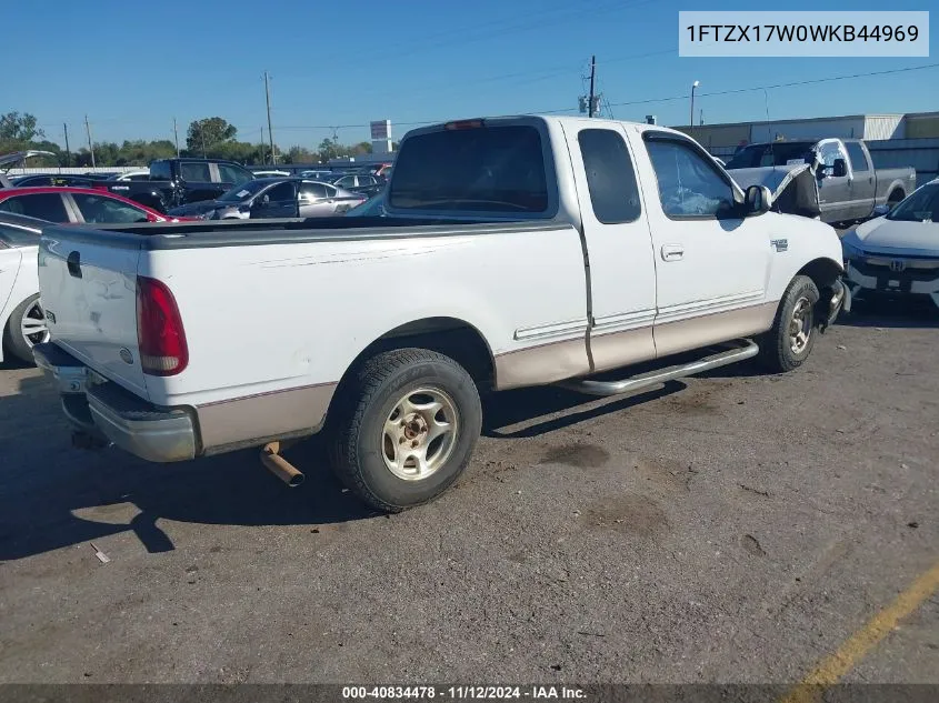 1FTZX17W0WKB44969 1998 Ford F-150 Lariat/Standard/Xl/Xlt