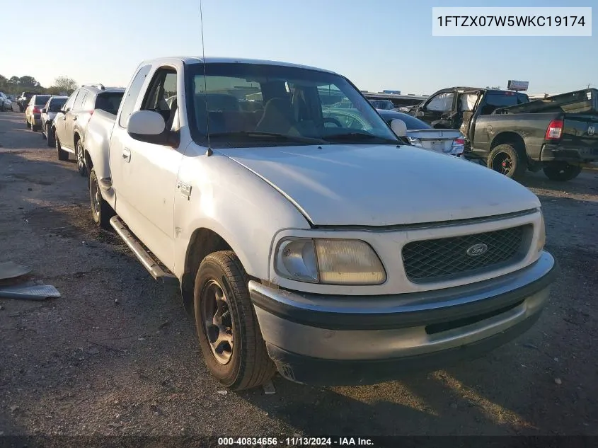 1FTZX07W5WKC19174 1998 Ford F-150 Lariat/Xl/Xlt