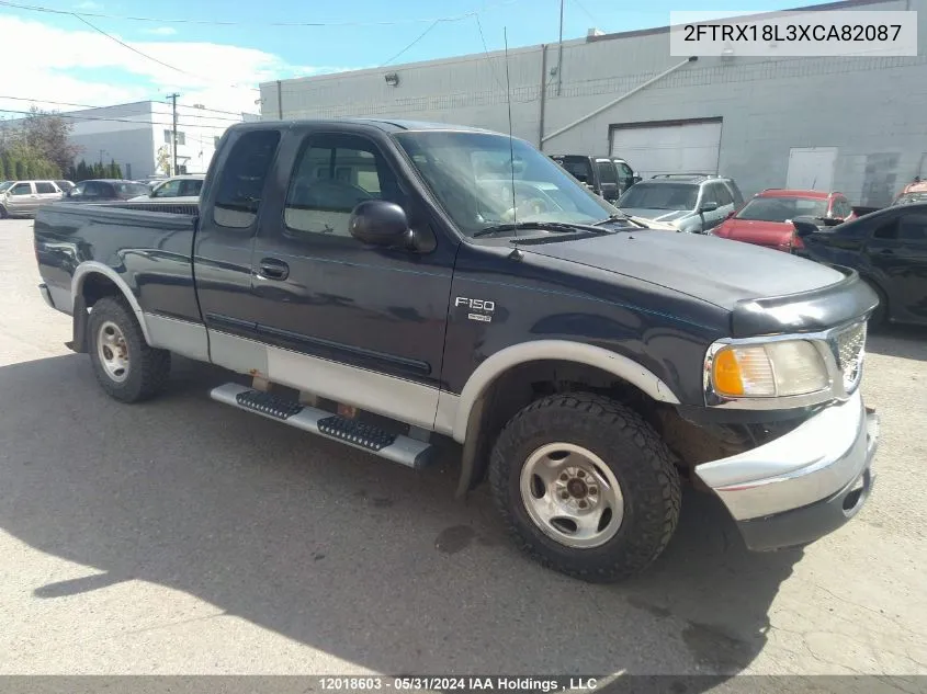 1999 Ford F150 VIN: 2FTRX18L3XCA82087 Lot: 12018603