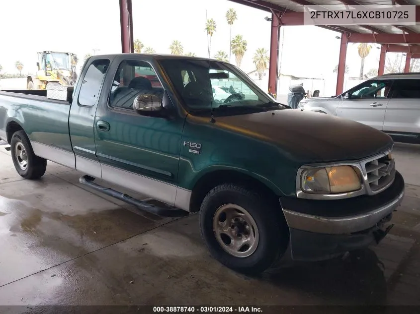 1999 Ford F-150 Lariat/Work Series/Xl/Xlt VIN: 2FTRX17L6XCB10725 Lot: 38878740