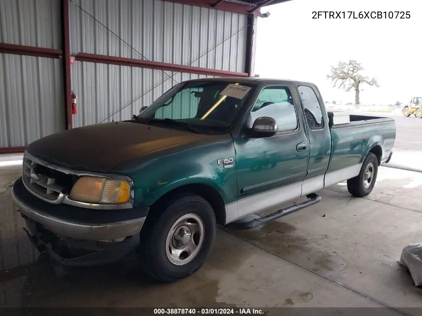 1999 Ford F-150 Lariat/Work Series/Xl/Xlt VIN: 2FTRX17L6XCB10725 Lot: 38878740