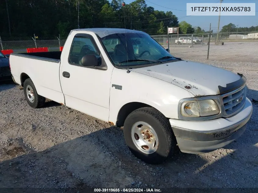 1FTZF1721XKA95783 1999 Ford F-150 Work Series/Xl/Xlt