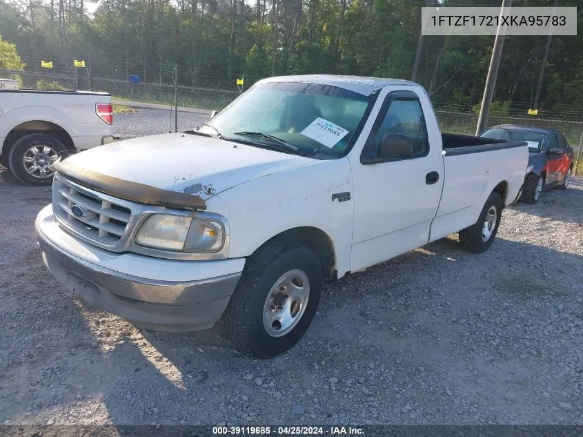 1999 Ford F-150 Work Series/Xl/Xlt VIN: 1FTZF1721XKA95783 Lot: 39119685